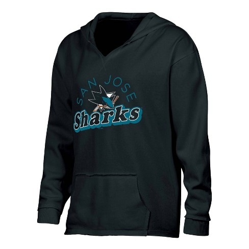 San sale Jose Sharks NHL Authentic Pro Fanatics Womens Black Hoodie