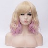 Unique Bargains Women's Curly Wigs with Wig Cap 14" - 2 of 4