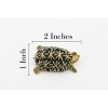 Tortoise, Indian Star Tortoise, Testudinidae, Hand Painted, Realistic Toy Figure, Model, Replica, Kids, Educational, Gift,    2 Inches   CH462 BB114 - 2 of 4