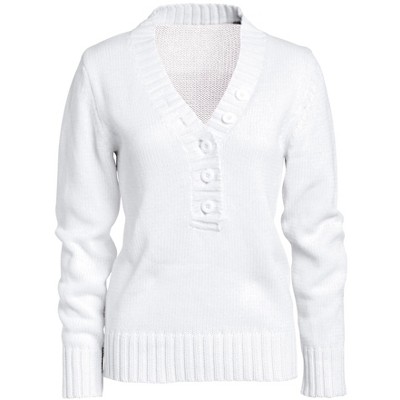 ellos Plus Size Button Y-Neck Sweater