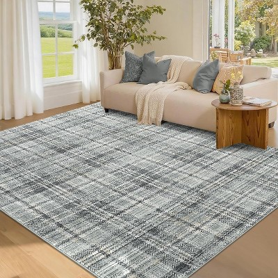 Hallway Runner Rug Washable Vintage Distressed Area Rugs Non Slip Laundry Rug Runner Floor Carpet Runners for Hallways Entryway Laundry