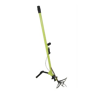 Brush Grubber Heavy Duty 4 Foot Long Tubular Steel Handled Shallow Root Lifting Garden Tool for Brush, Small Trees, and Tough Weed Roots, Green - 1 of 4