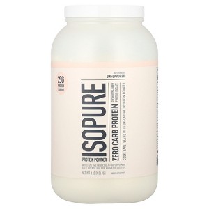 Isopure Zero Carb Protein Powder, Unflavored, 3 lb (1.36 kg) - 1 of 2