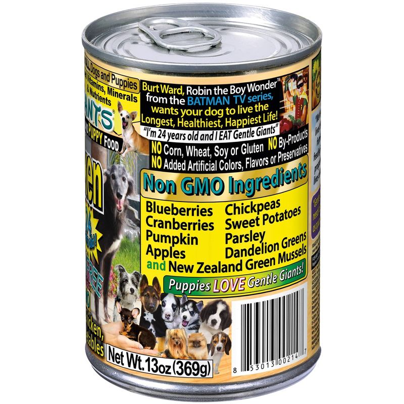 Gentle Giants Grain Free Wet Dog Food - 13oz, 5 of 7