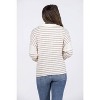 Women's Walking Through History Striped V-neck Stretch Sweater - BUCKETLIST - 3 of 4