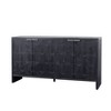Chery Life 4 Door Wooden Cabinet Sideboard Buffet Server Cabinet Storage Cabinet for Living Room, Hallway, Kitchen and Dining Room, Gray - 2 of 4