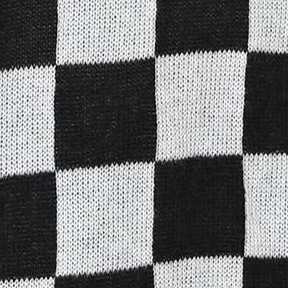 black white