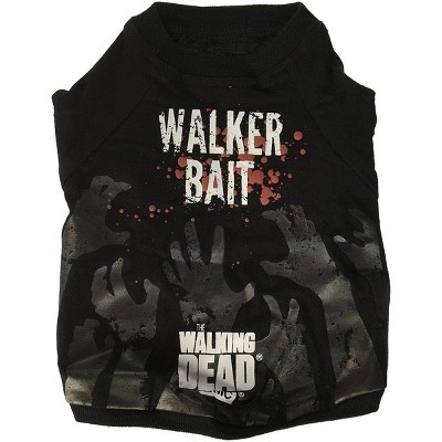 Crowded Coop The Walking Dead "Walker Bait" Dog Shirt