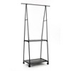 The Lakeside Collection Rolling Garment Rack with Shelving - Portable Storage Rack - 2 of 4