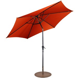 Costway 10ft Patio Umbrella Outdoor W/ 59 LBS Heavy-Duty Round Umbrella Stand - 1 of 4