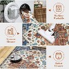Ultra-Thin Washable Runner Rug Non-Slip Non-Shedding Vintage Hallway Runner Stain-Resistant Indoor Entryway - 4 of 4