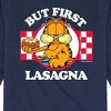 Boys' - Garfield - But First, Lasagna Long Sleeve Graphic T-Shirt - 2 of 4