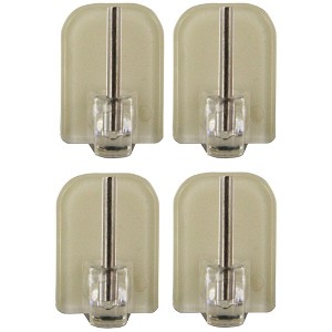 Evideco French Home Goods Adjustable Cafe Curtain Rods for Lightweight Voile Curtains - Easy Installation - 1 of 4