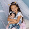 Adora Realistic Baby Doll Vintage Lace Toddler Doll - 20 inch, Soft CuddleMe Vinyl, Black hair, Brown Eyes - 4 of 4