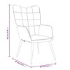 vidaXL Accent Chair Modern Living Dining Room Leisure Accent Arm Chair Fabric - 4 of 4