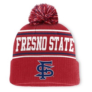 NCAA Fresno State Bulldogs Cuffed Knit Pom Beanie - 1 of 4