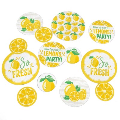 Big Dot Of Happiness So Fresh - Lemon - Citrus Lemonade Party Favor Boxes -  Set Of 12 : Target