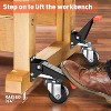 Tree City IMPROVED Heavy Duty Retractable Casters(4-Pack) - 4 of 4