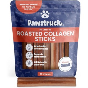 Pawstruck All Natural Roasted Beef Collagen Sticks For Dogs - Healthy Alternative To Traditional Rawhide Supports Skin & Joint Health - 1 of 4