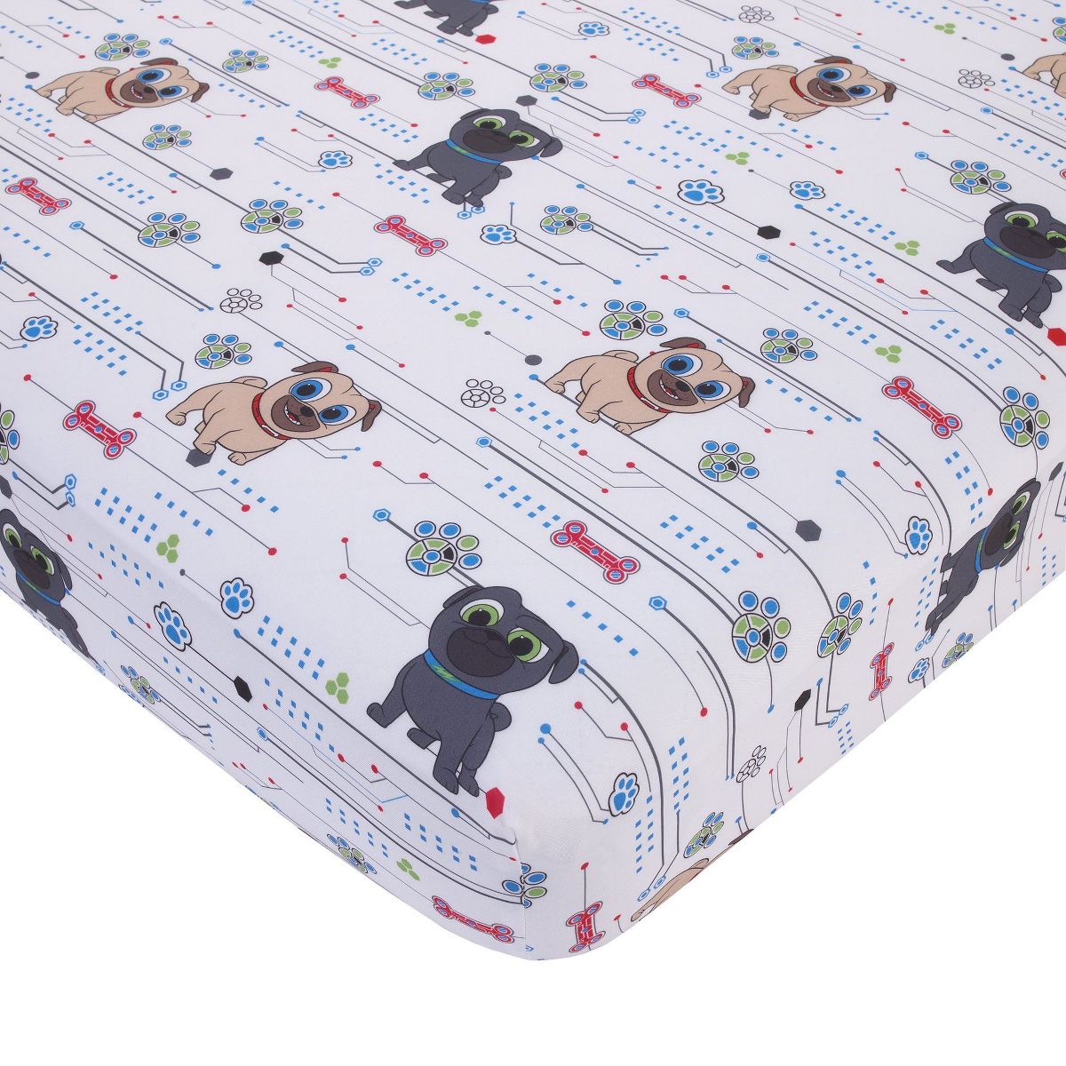 Disney Puppy Dog Pals 2 Piece Toddler Sheet Set - Fitted Bottom Sheet & Reversible Pillowcase - thumbnail 4
