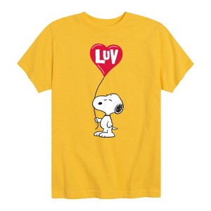 Boys' - Peanuts - Snoopy Luv Short Sleeve Graphic T-Shirt - 1 of 4