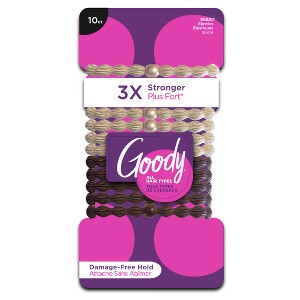 Goody Forever Hair Elastics - 10pk - Blonde/Brown - 1 of 4