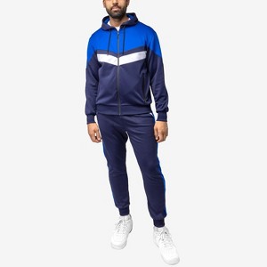 CULTURA Men's Zip Up Hoodie Track Suit - 1 of 4