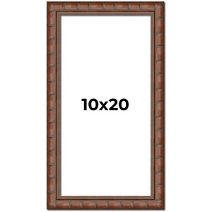 PosterPalooza | 10x20 Modern Bamboo Picture Frame, UV Acrylic, 5 Finishes - 1 of 4