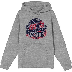 American Eagle Vote Adult Long Sleeve Hoodie - 1 of 2