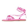 Fashion To Figure Women's Daria Strappy Flat Sandal - Wide Width - 3 of 4