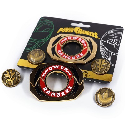 Lineage Studios Power Rangers Legacy Morpher 3 Piece Pin Set | Green/White Edition