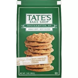 Tate's Bake Shop White Chocolate Macadamia Nut Cookies - 7oz