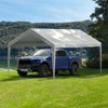 VEVOR Carport Replacement Canopy Cover 10 x 20 ft, Garage Top Tent Shelter Tarp Heavy-Duty Waterproof, Grey (Only Top Cover, Frame Not Include) - 2 of 4