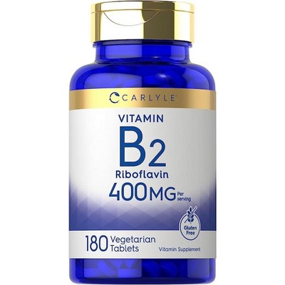 Carlyle Vitamin B-2 Riboflavin 400 Mg | 180 Tablets : Target