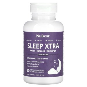 NuBest Sleep Xtra, 60 Vegetarian Capsules - 1 of 4