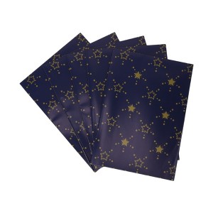 Unique Bargains Gift Wrap Paper Glossy Coated Paper 27.56 x 19.69" 5 Pcs - 1 of 4