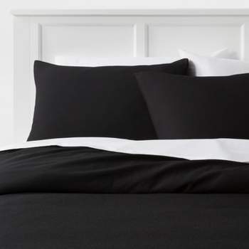 Microfiber Textured Duvet Cover & Sham Set - Room Essentials™