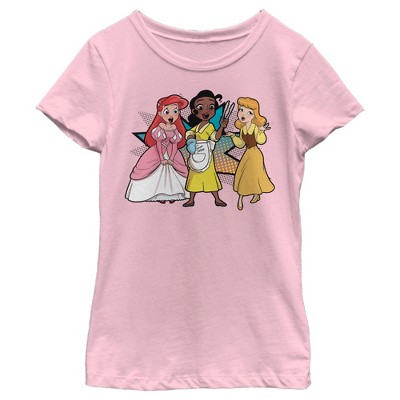 Girl's Disney Comic Book Princesses T-shirt : Target