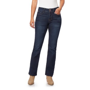 Angels Forever Young Women's Curvy Bootcut Mid-Rise Jeans Available in Standard and Plus Sizes - 1 of 3