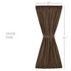 Black Check Door Panel 72x40  VHC Brands - 2 of 3