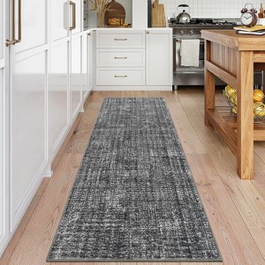 Washable Rug Rugs for Living Room, Non-Shedding Foldable Modern Carpet with Non Slip Rubber Backing - 1 of 4