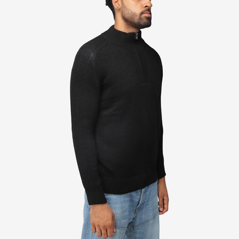 X RAY Men's Quarter-Zip Pullover Sweater, 3 of 9