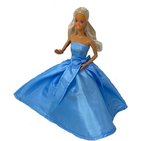 Baby Blue Barbie Doll Dress ffor girl