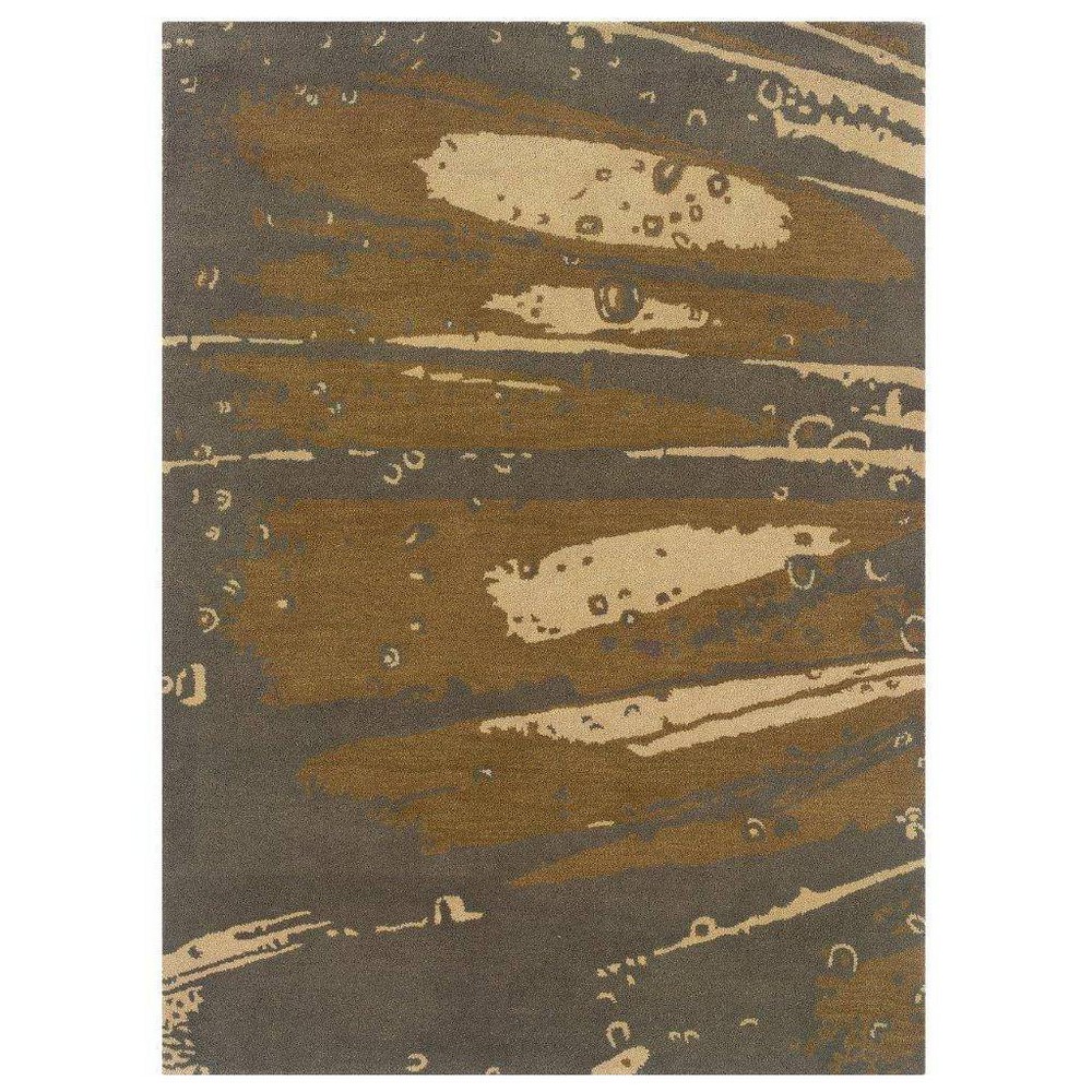 5'x7' Florence Slate Rug Gray/Beige - Linon