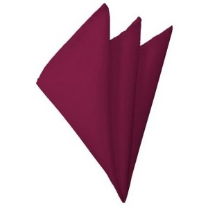 TheDapperTie - Men's Solid Color 10 Inch x 10 Inch Pocket Squares Handkerchief - 1 of 3