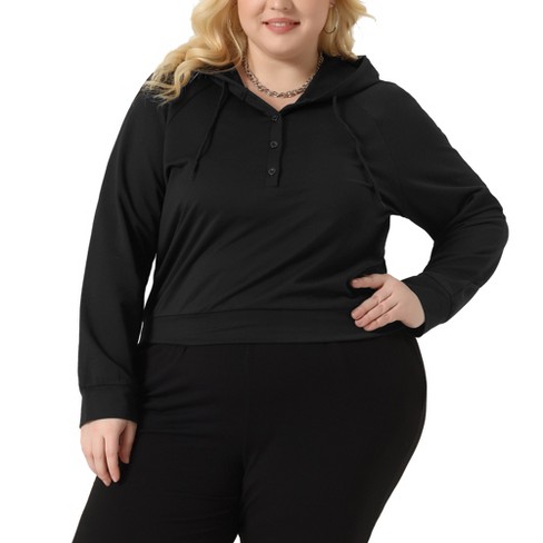 Women's plus size outlet pullover hoodie