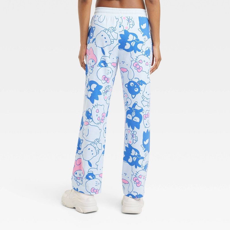 Women's Hello Kitty and Friends Graphic Pants - Blue, 2 of 4