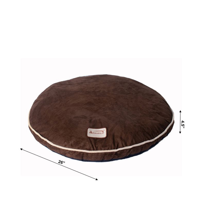 Armarkat Round Blanket Bed For Indoor Dogs Cats. Pet Bed Cushion House M04, 4 of 10