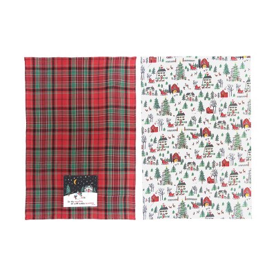 C&F Home Christmas Memories Printed Kitchen Towel Set of 2
