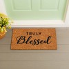 28" x 16" Nature Coir Mat, Blessed - 2 of 4